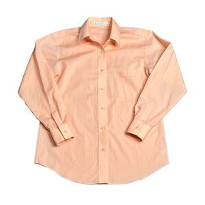 Foxcroft NYC Wrinkle free Long sleeve button down shirt Women’s‎ 6 Peach